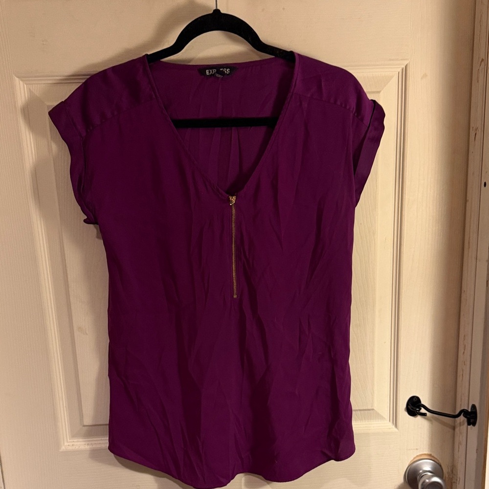 Express Deep Purple Women's Blouse